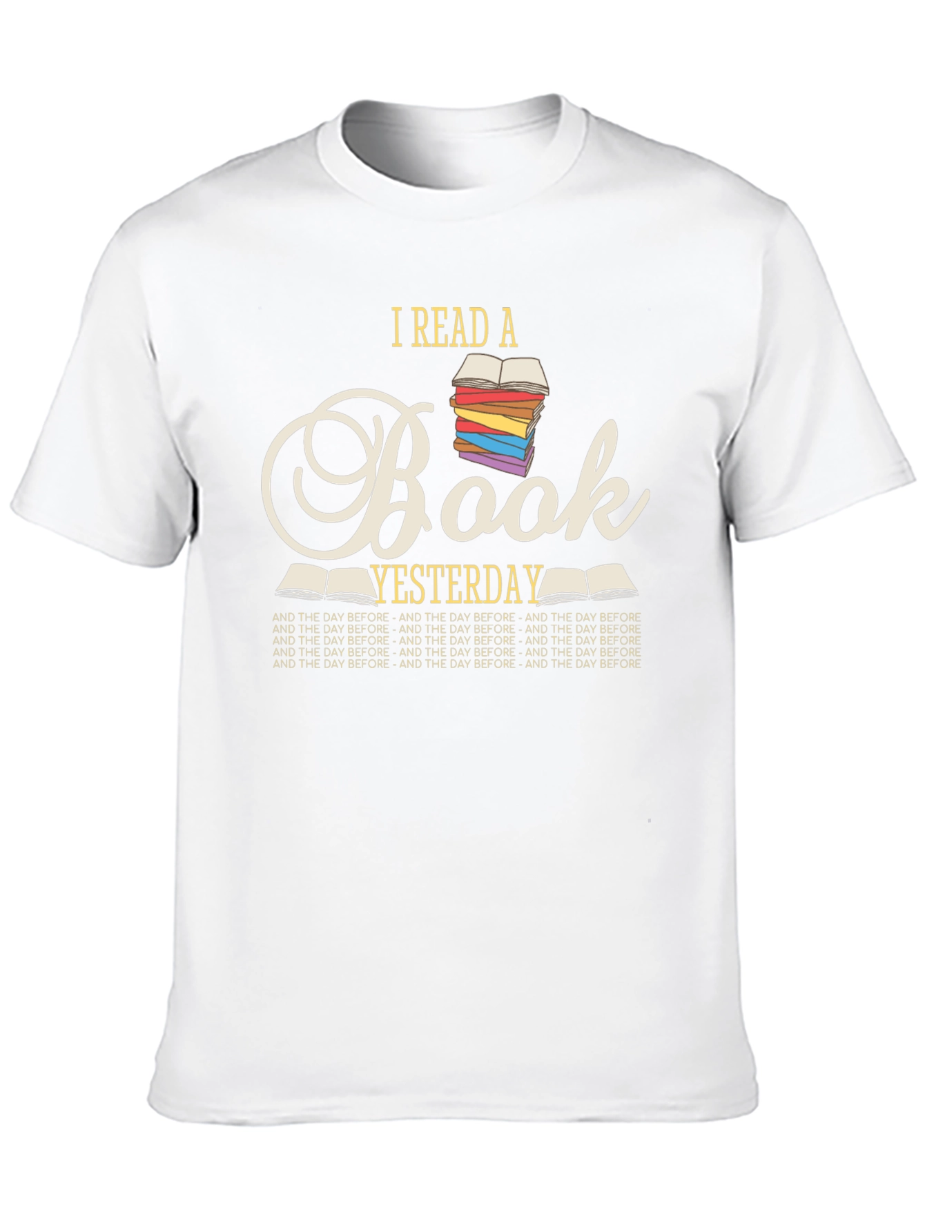 I Read A Book Yesterday Graphic Tee