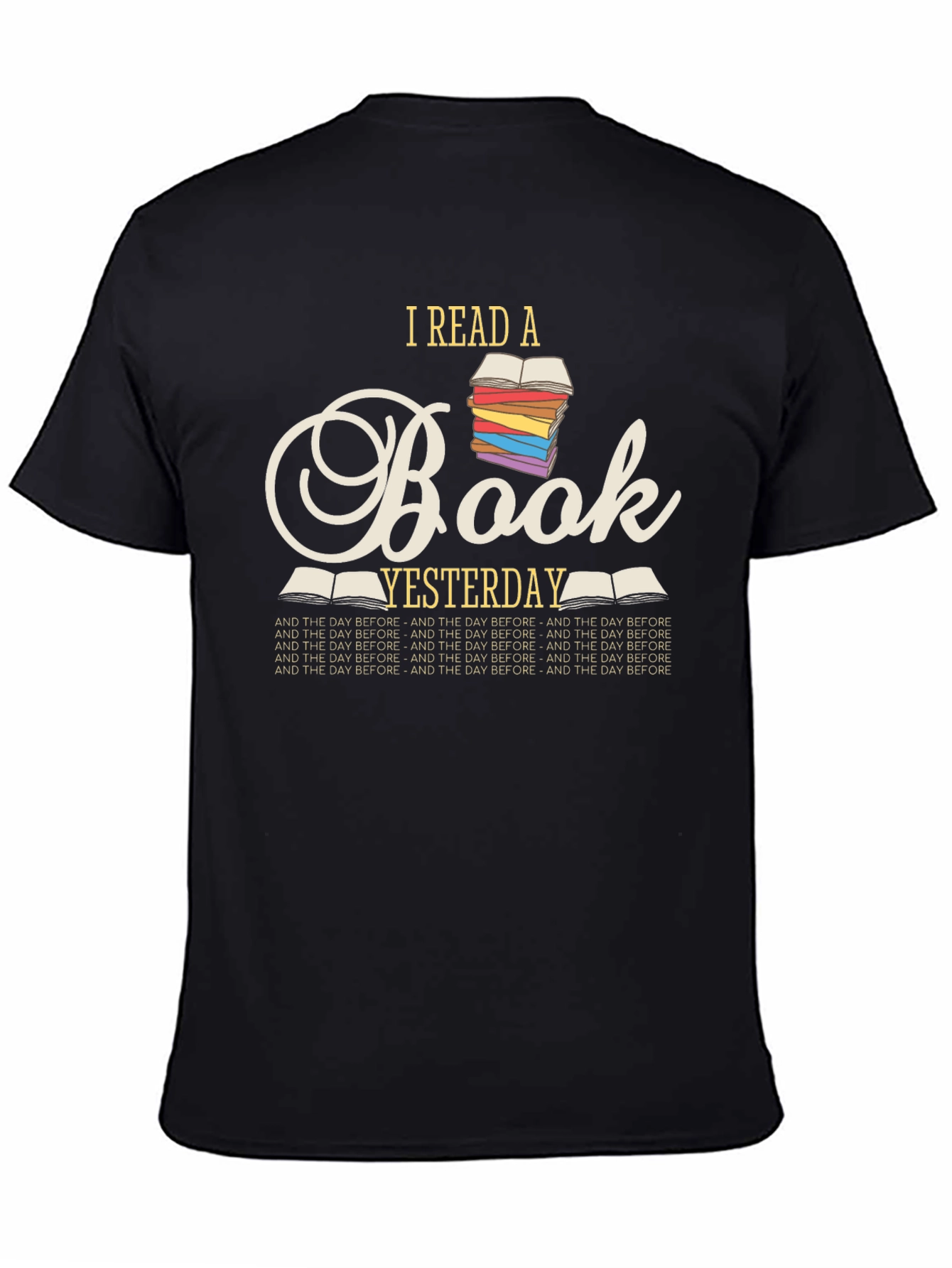 I Read A Book Yesterday Graphic Tee