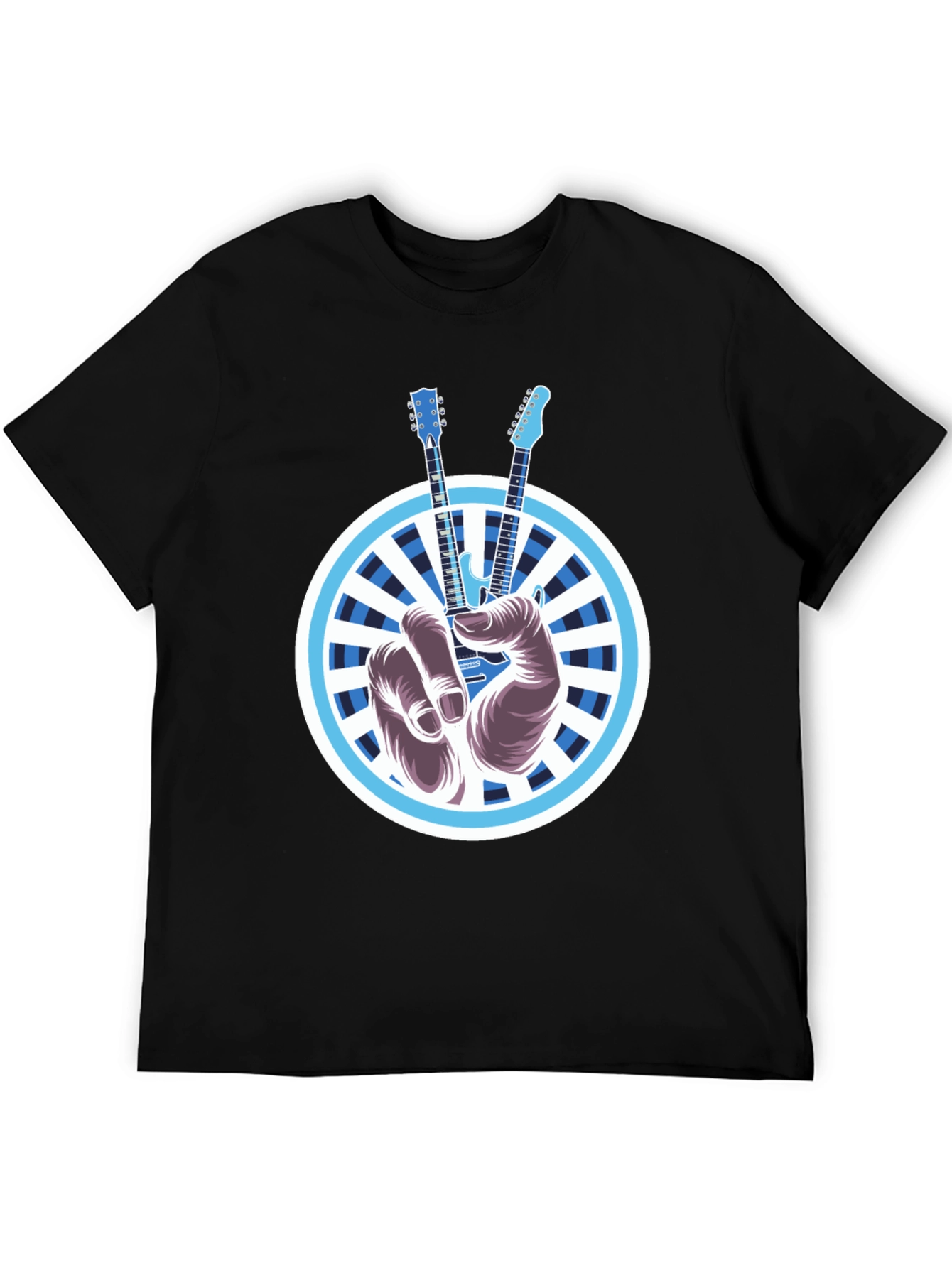 Guitar Peace Sign T-Shirt - Rock On!