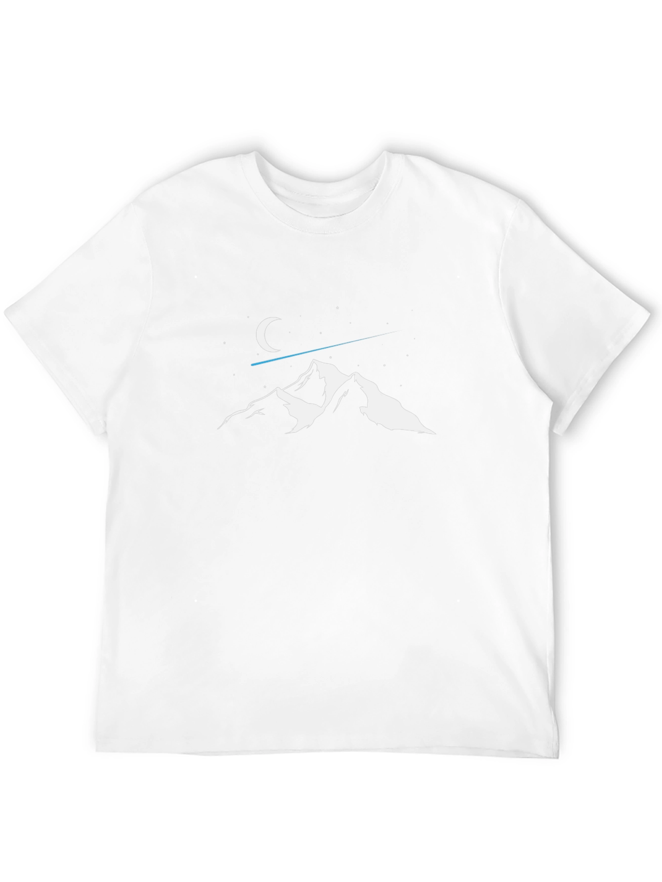 Mountainscape Tee - Black Graphic T-Shirt