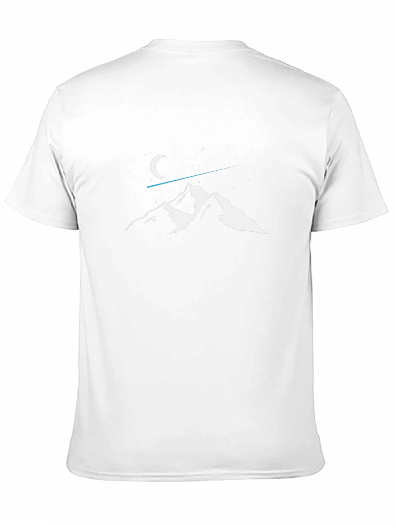 Mountainscape Tee - Black Graphic T-Shirt