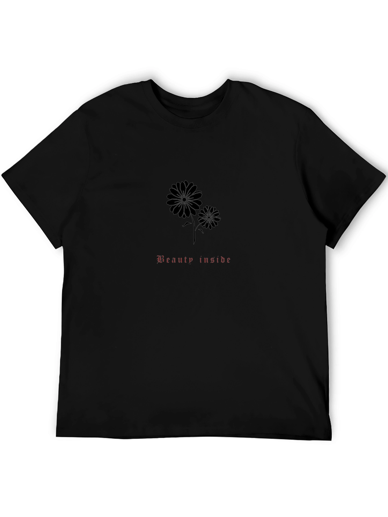 Beauty Inside Floral Graphic T-Shirt