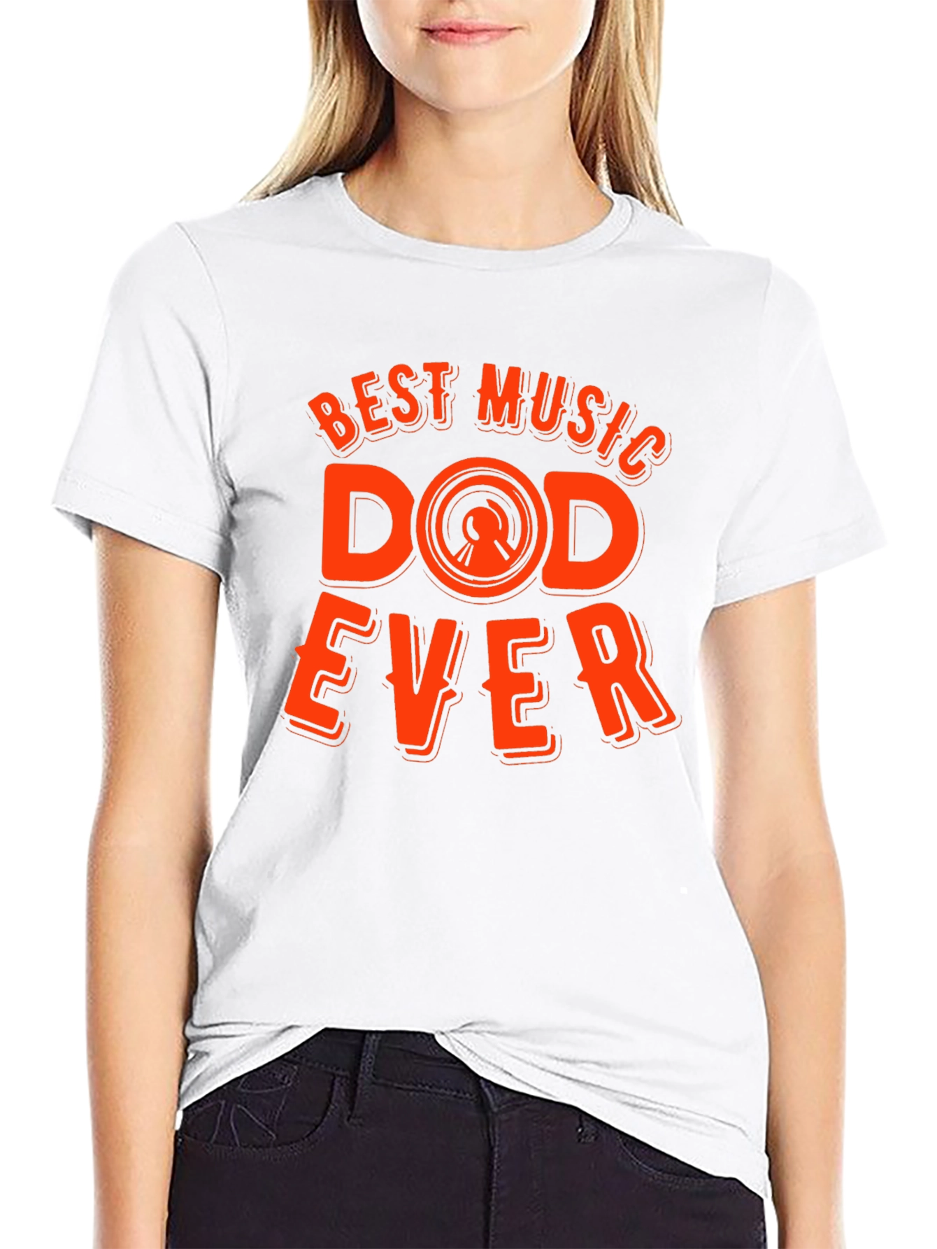 Best Music DAD Ever Graphic Tee