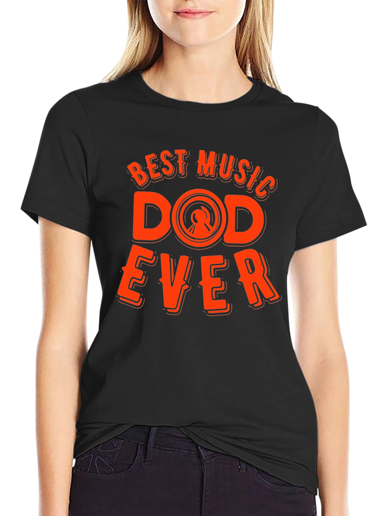 Best Music DAD Ever Graphic Tee