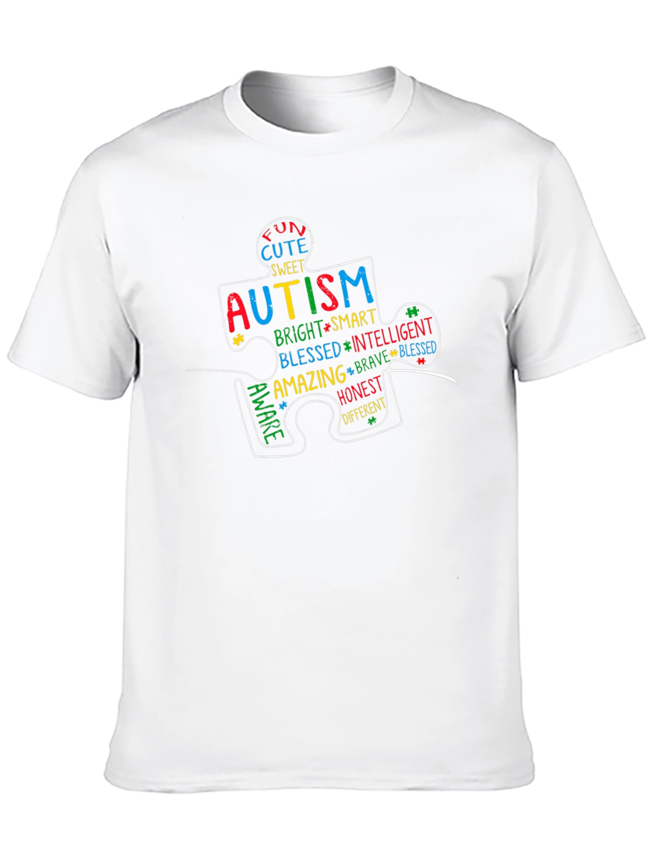 Autism Awareness Puzzle Piece T-Shirt