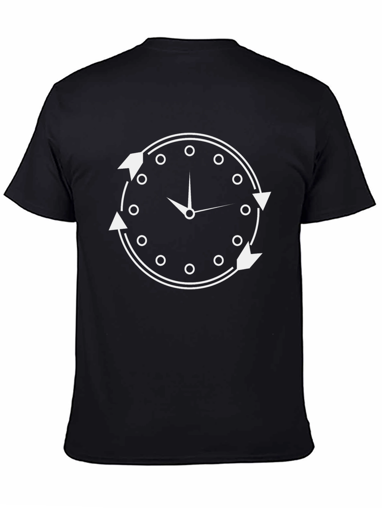 Time Loop Black T-Shirt