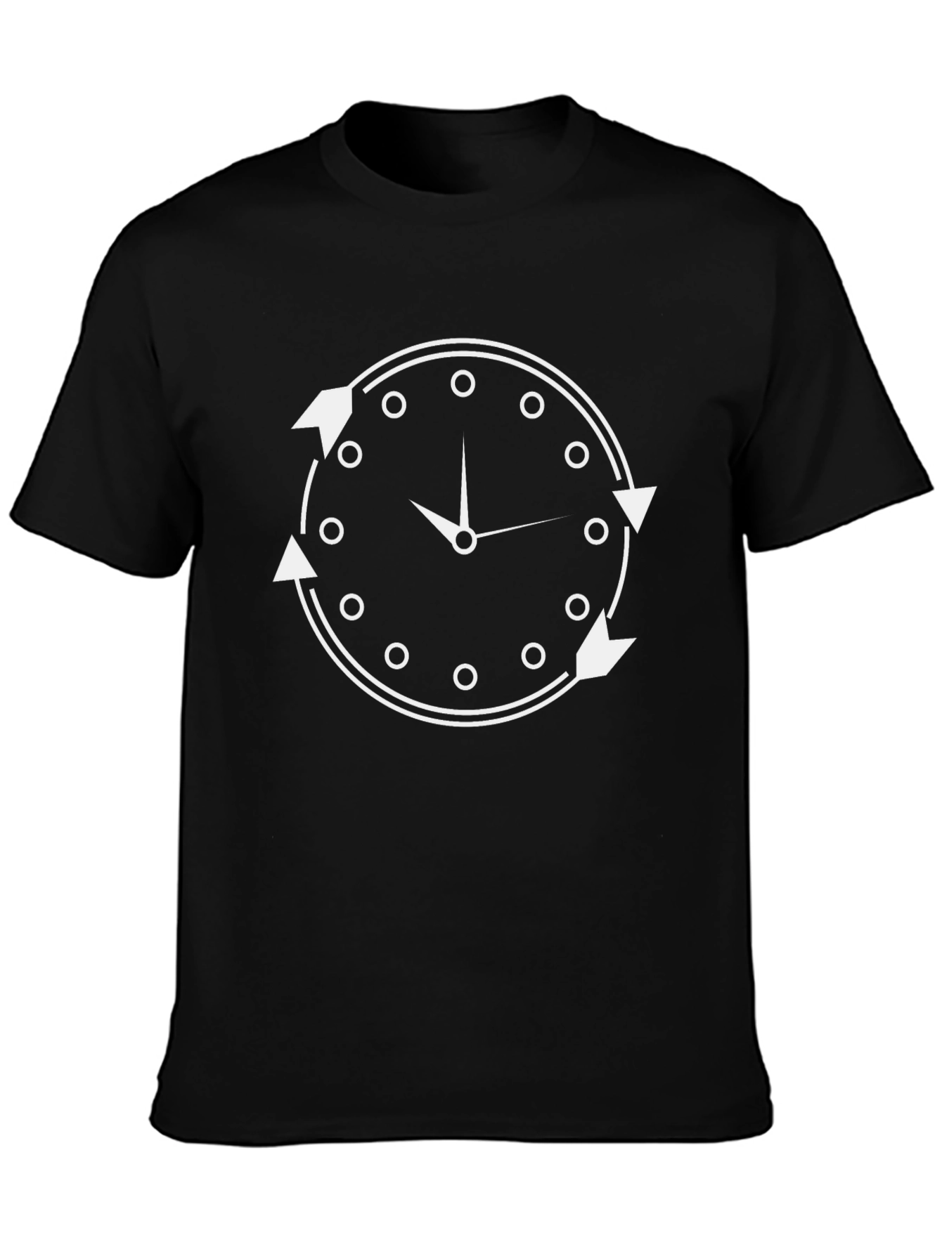 Time Loop Black T-Shirt