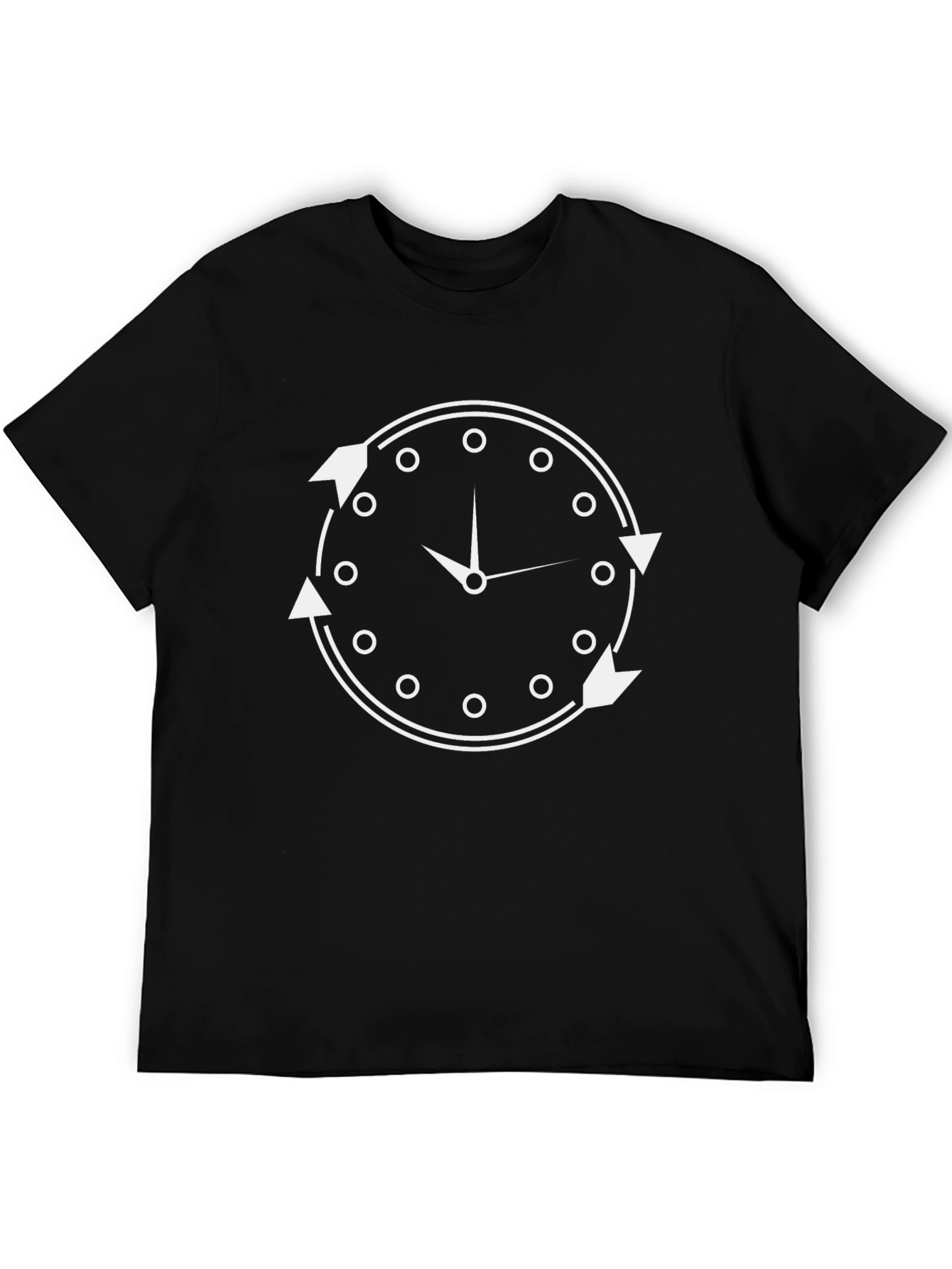 Time Loop Black T-Shirt