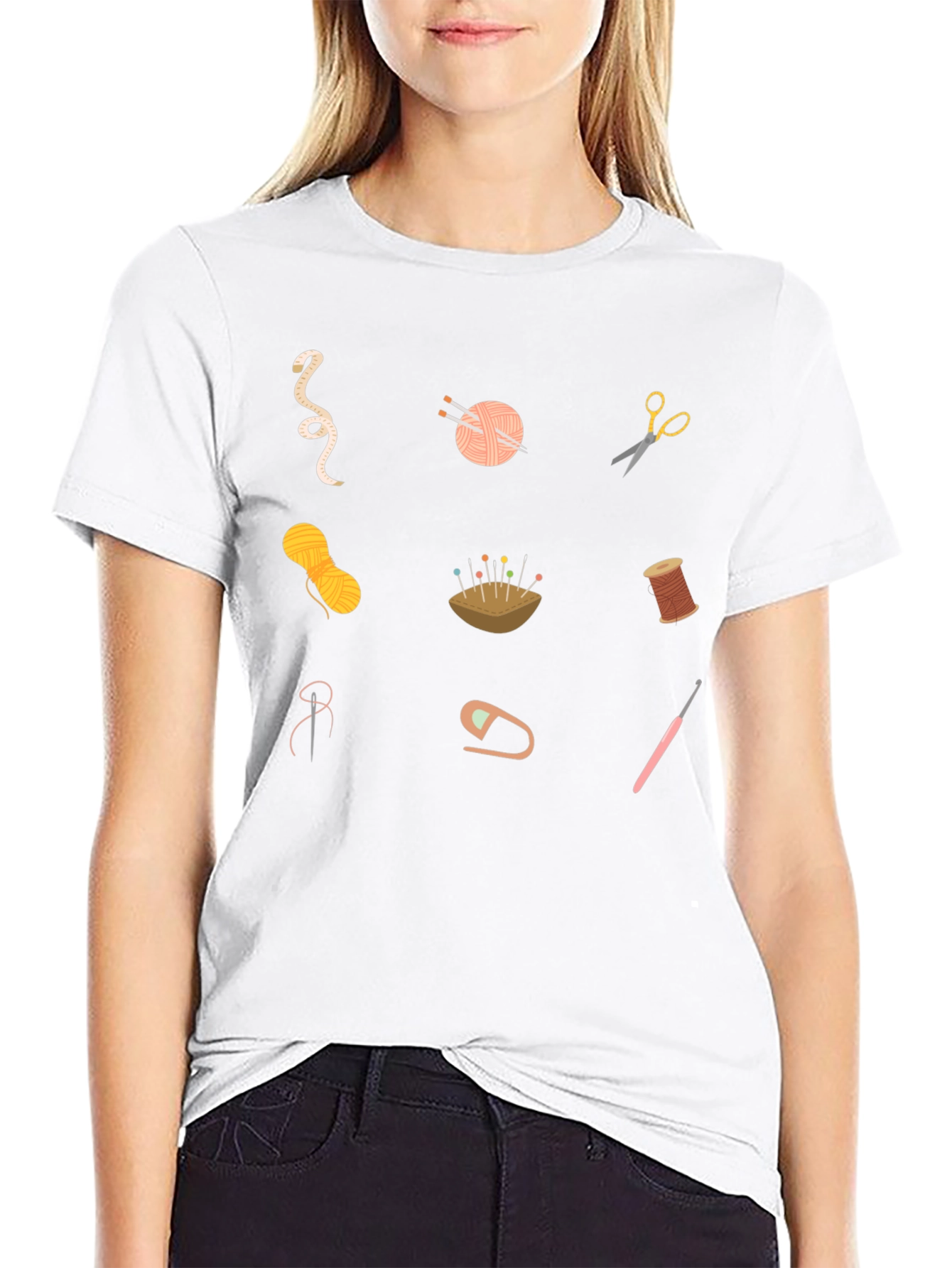 Crafty T-Shirt - Sewing & Knitting Design