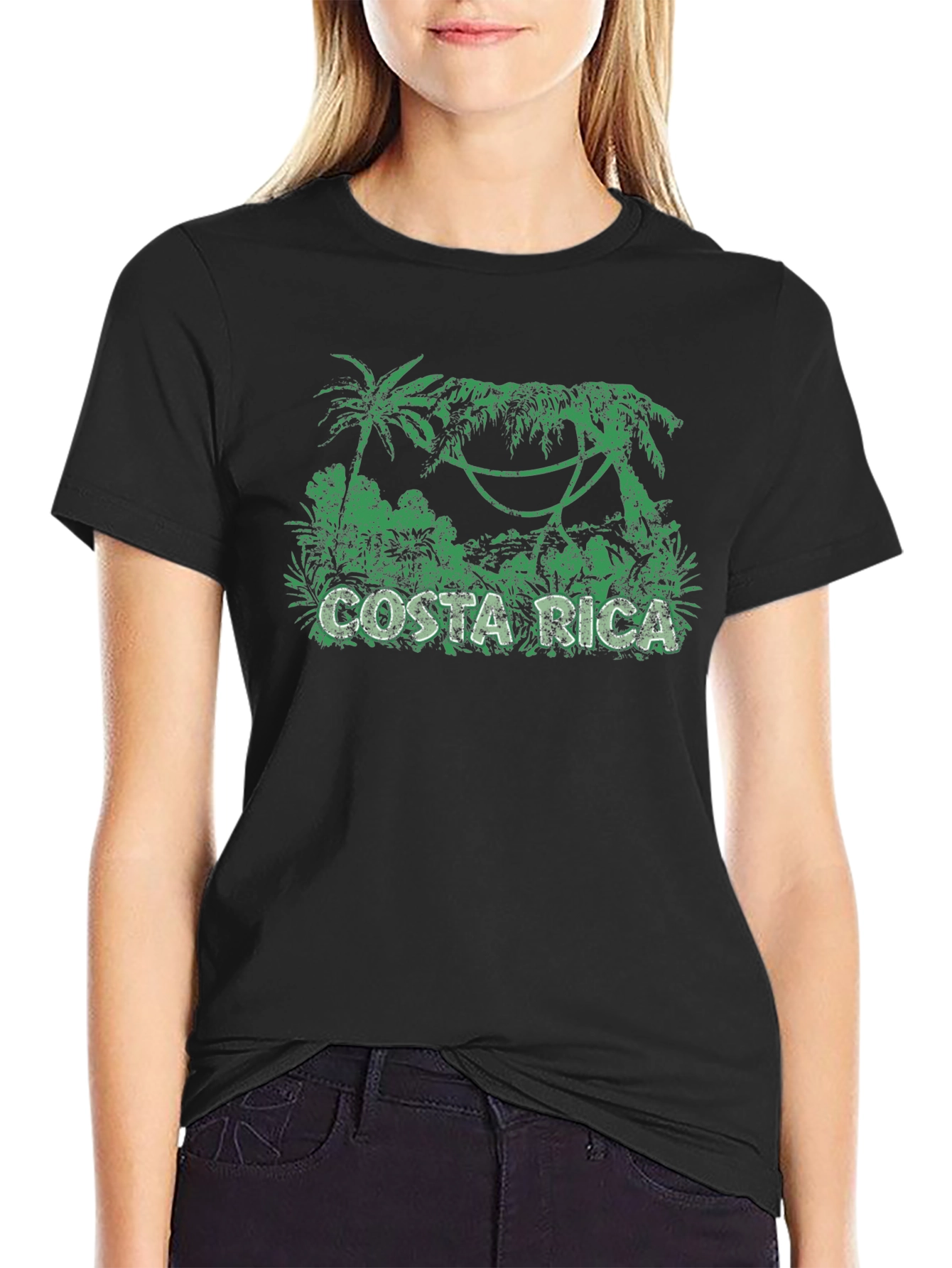 Costa Rica Graphic T-Shirt - Jungle Print Tee
