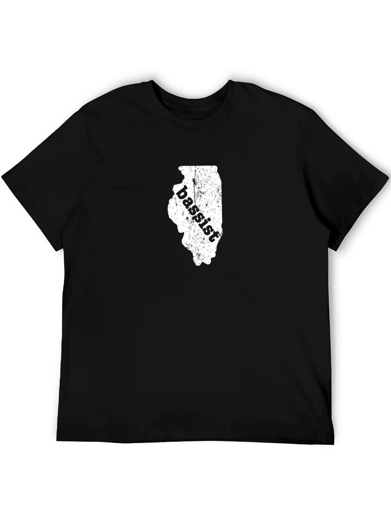 Illinois Bassist Graphic T-Shirt - Black