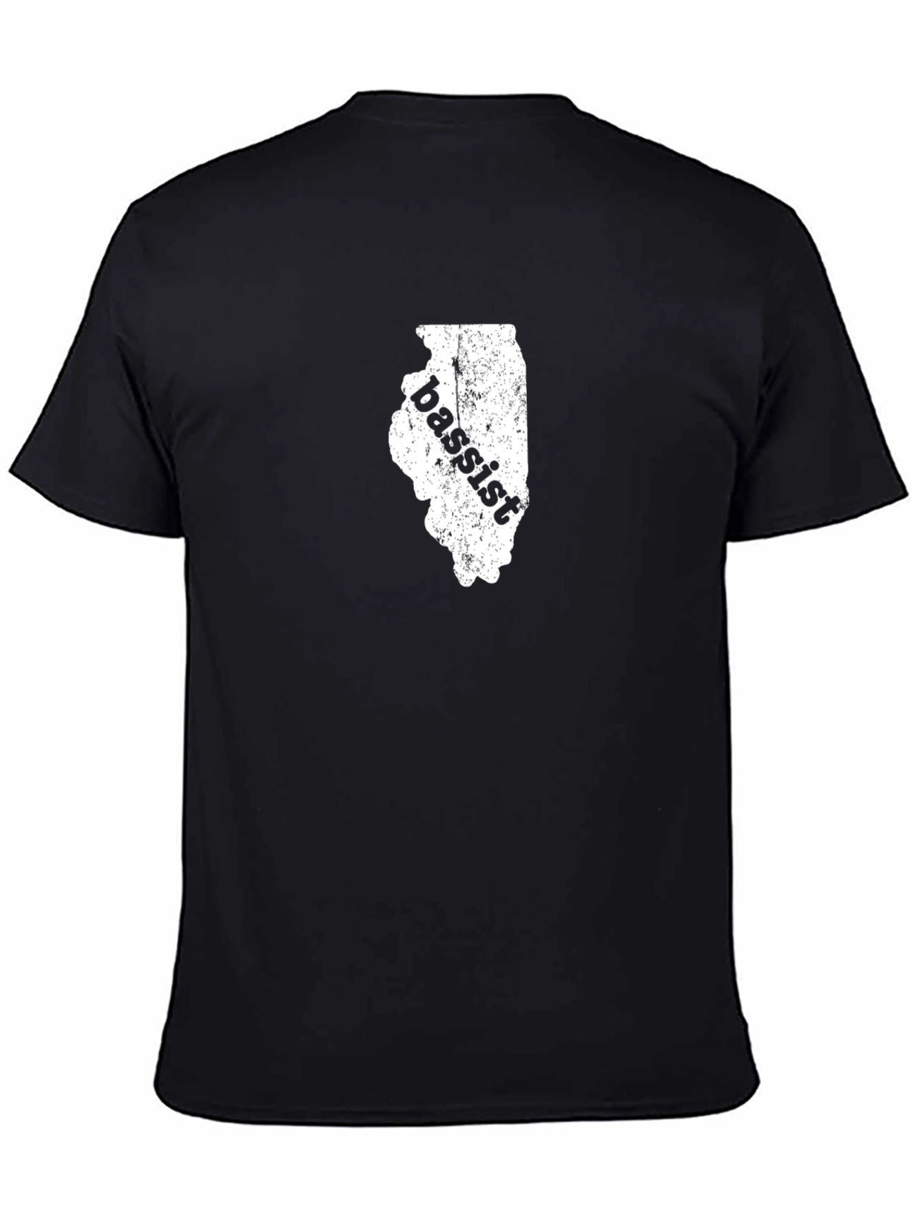 Illinois Bassist Graphic T-Shirt - Black