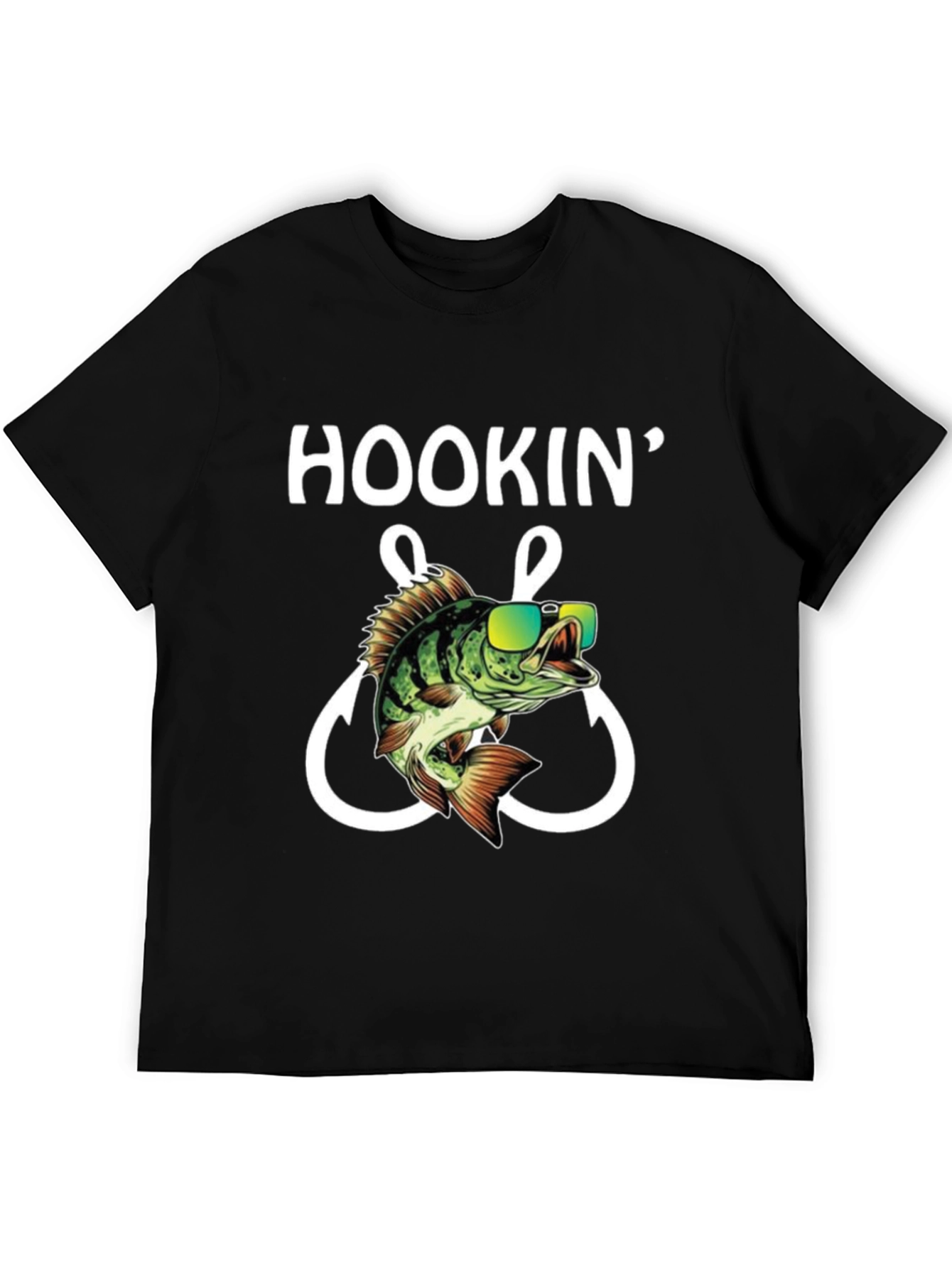 Hookin Bass Fishing T-Shirt
