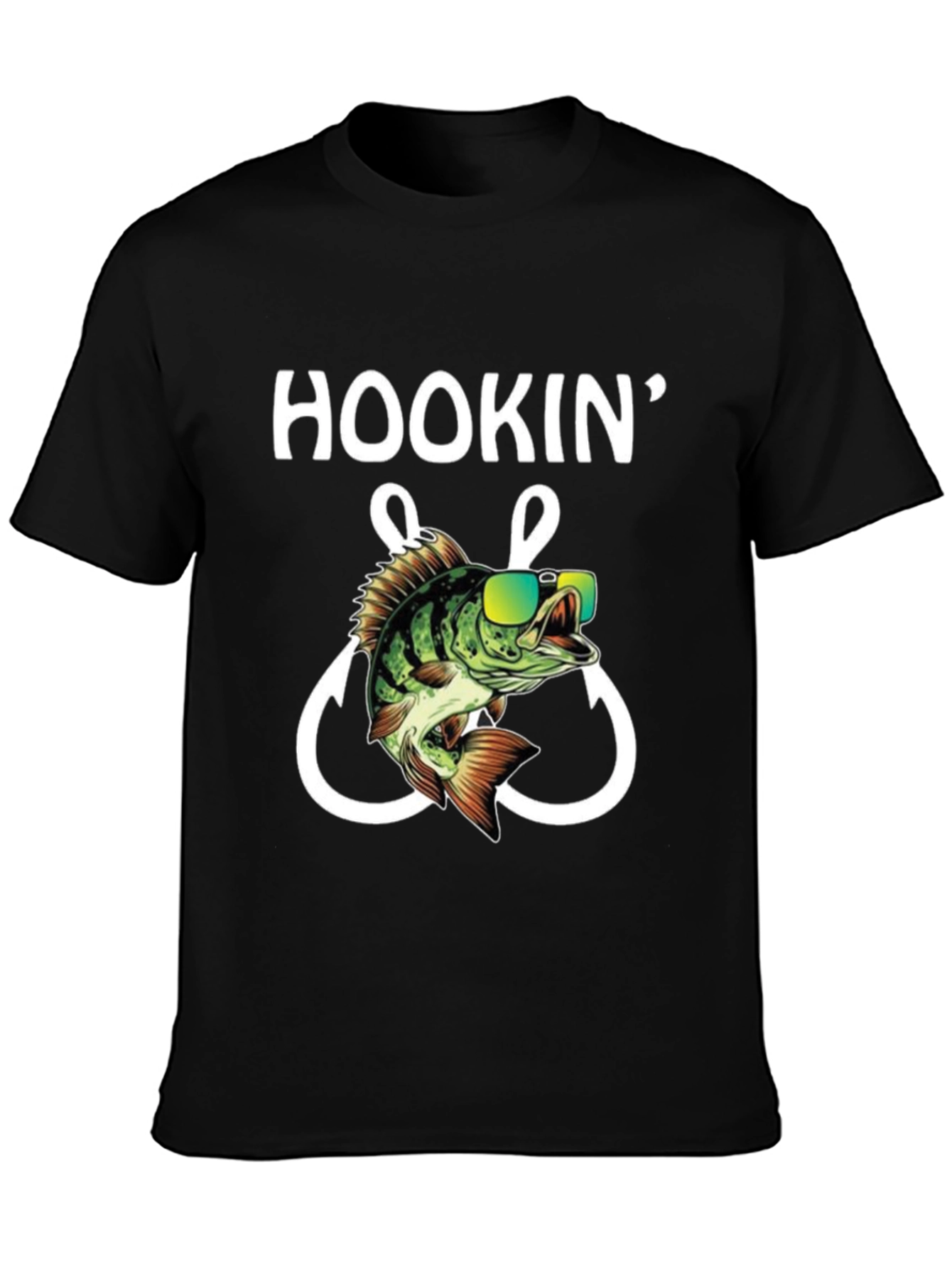 Hookin Bass Fishing T-Shirt