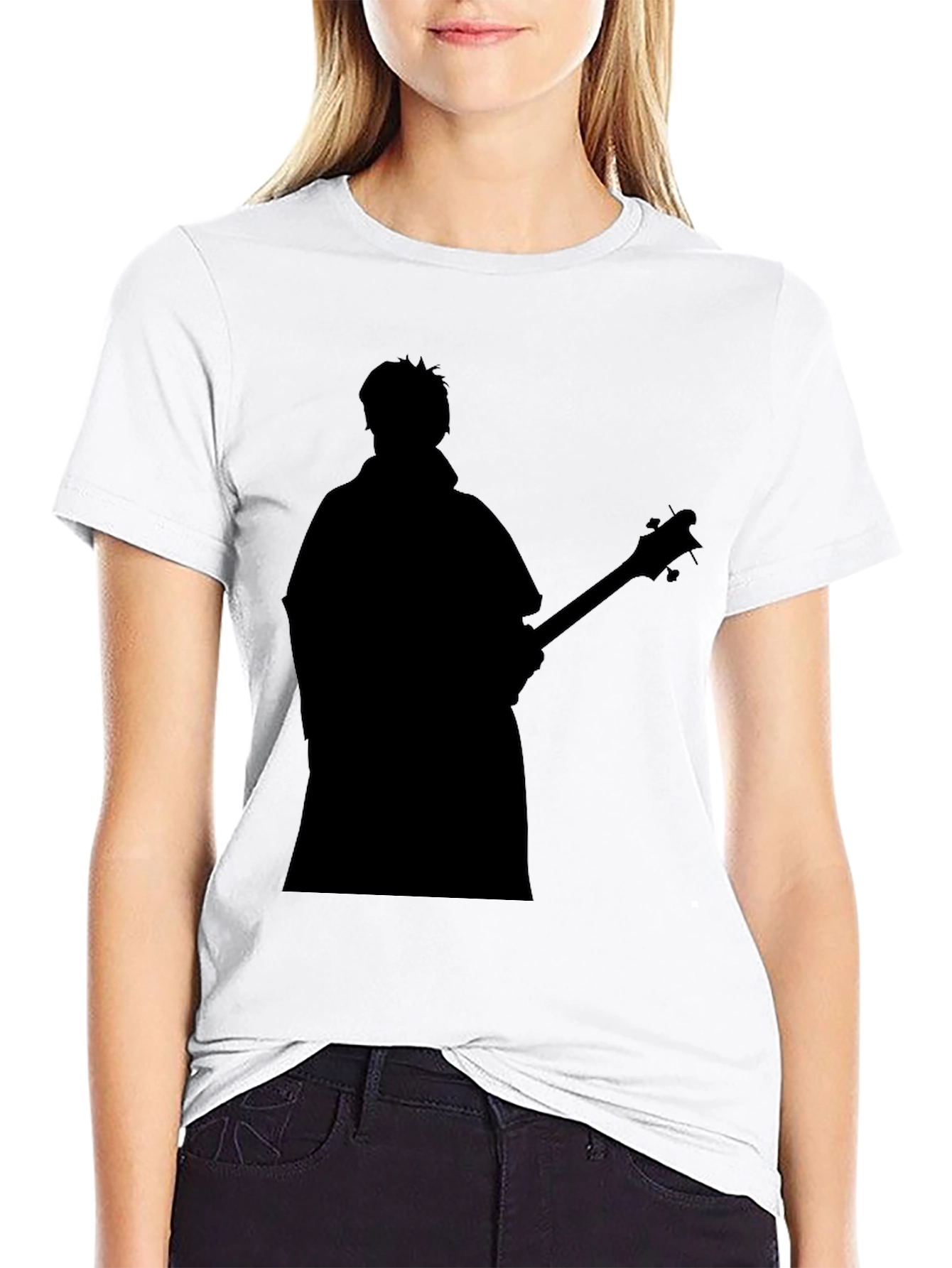 Silhouette Musician Graphic T-Shirt