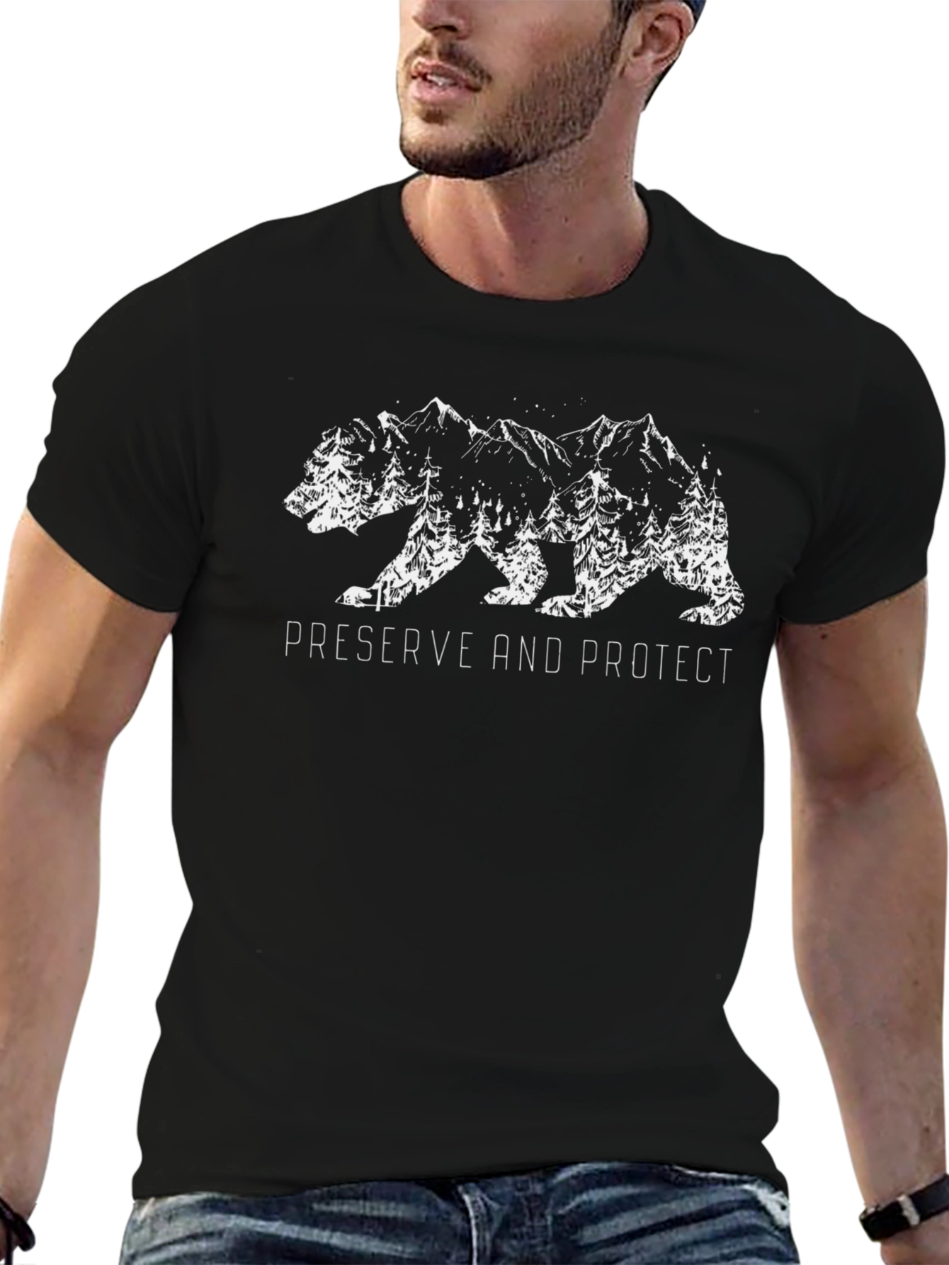 Preserve and Protect Bear Graphic Tee