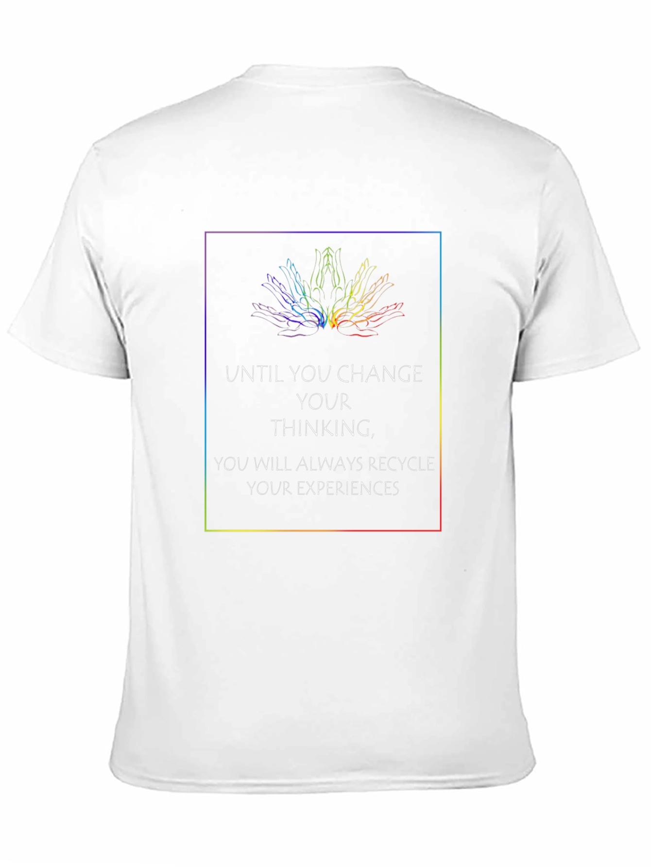 Change Your Thinking Black Graphic T-Shirt