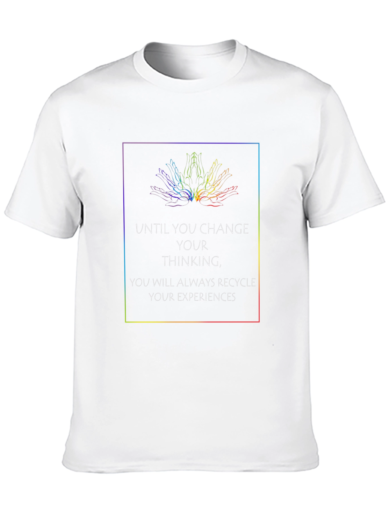 Change Your Thinking Black Graphic T-Shirt