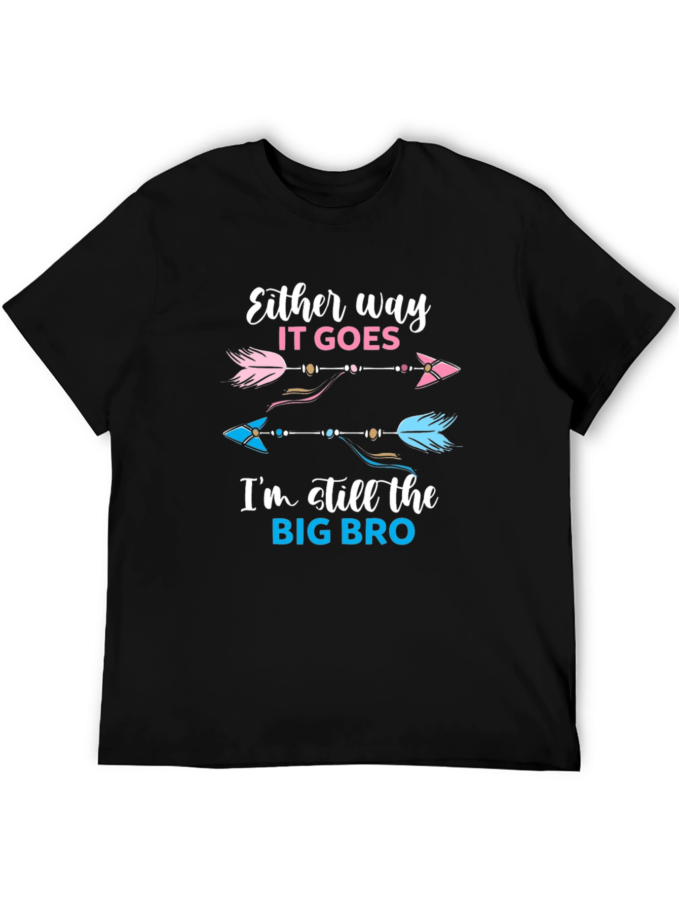 Big Bro Gender Reveal Arrow T-Shirt