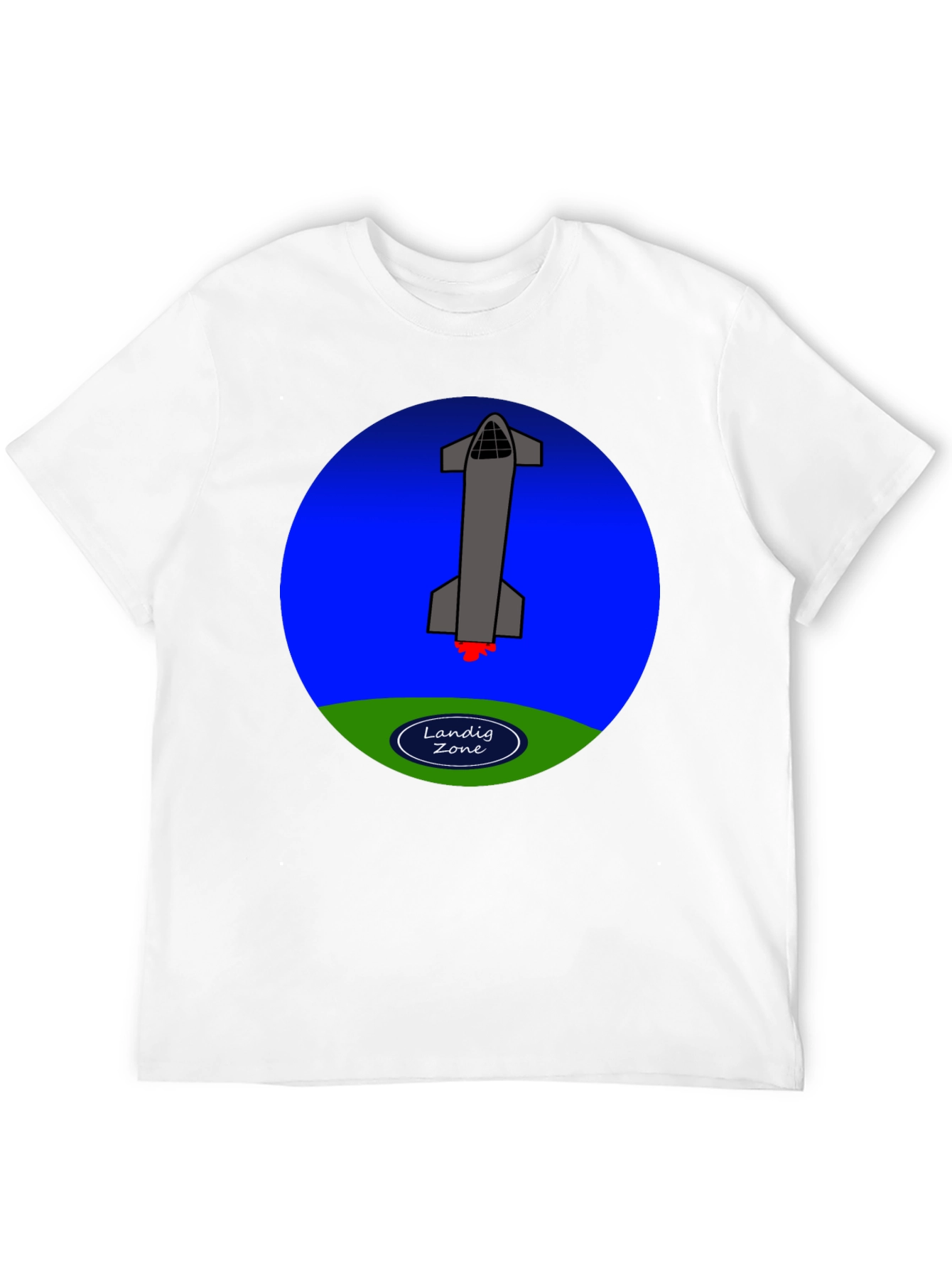 Landing Zone Rocket Graphic T-Shirt