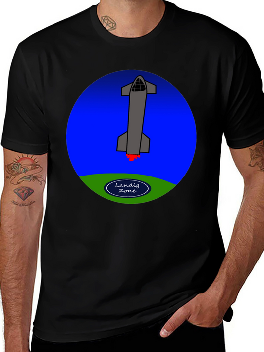 Landing Zone Rocket Graphic T-Shirt
