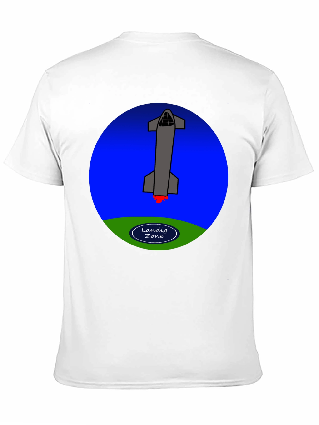 Landing Zone Rocket Graphic T-Shirt