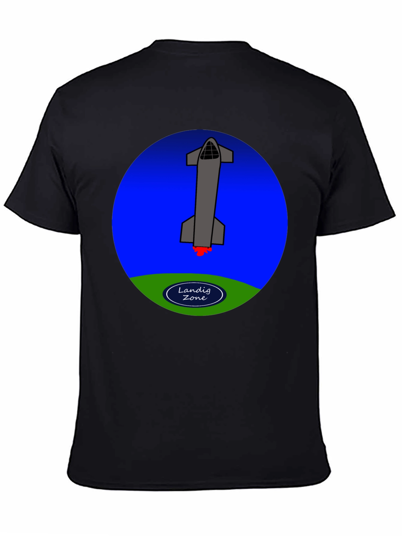 Landing Zone Rocket Graphic T-Shirt