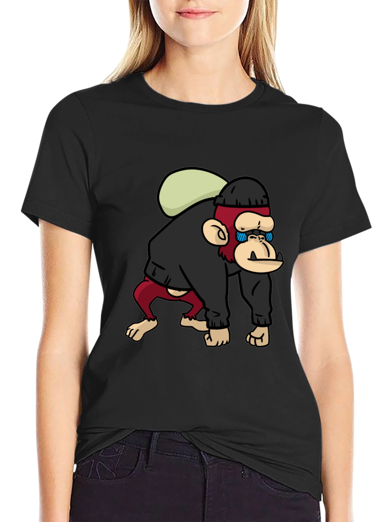 Ape Thief T-Shirt - Novelty Graphic Tee