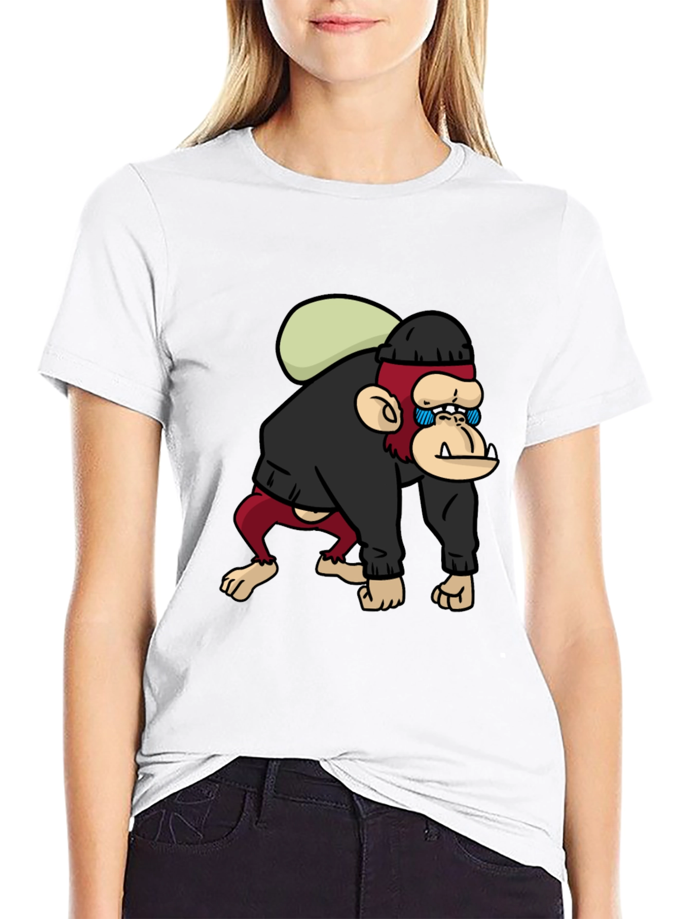 Ape Thief T-Shirt - Novelty Graphic Tee