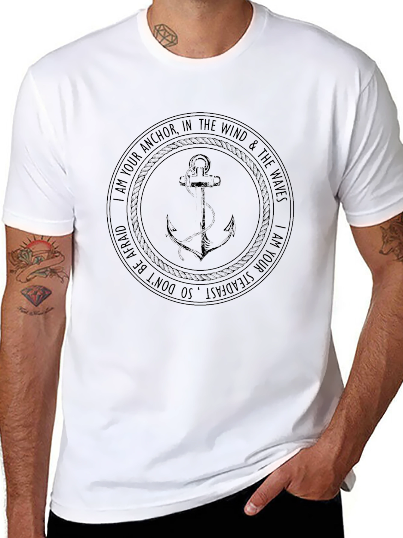 Anchor Graphic T-Shirt - Steadfast Design