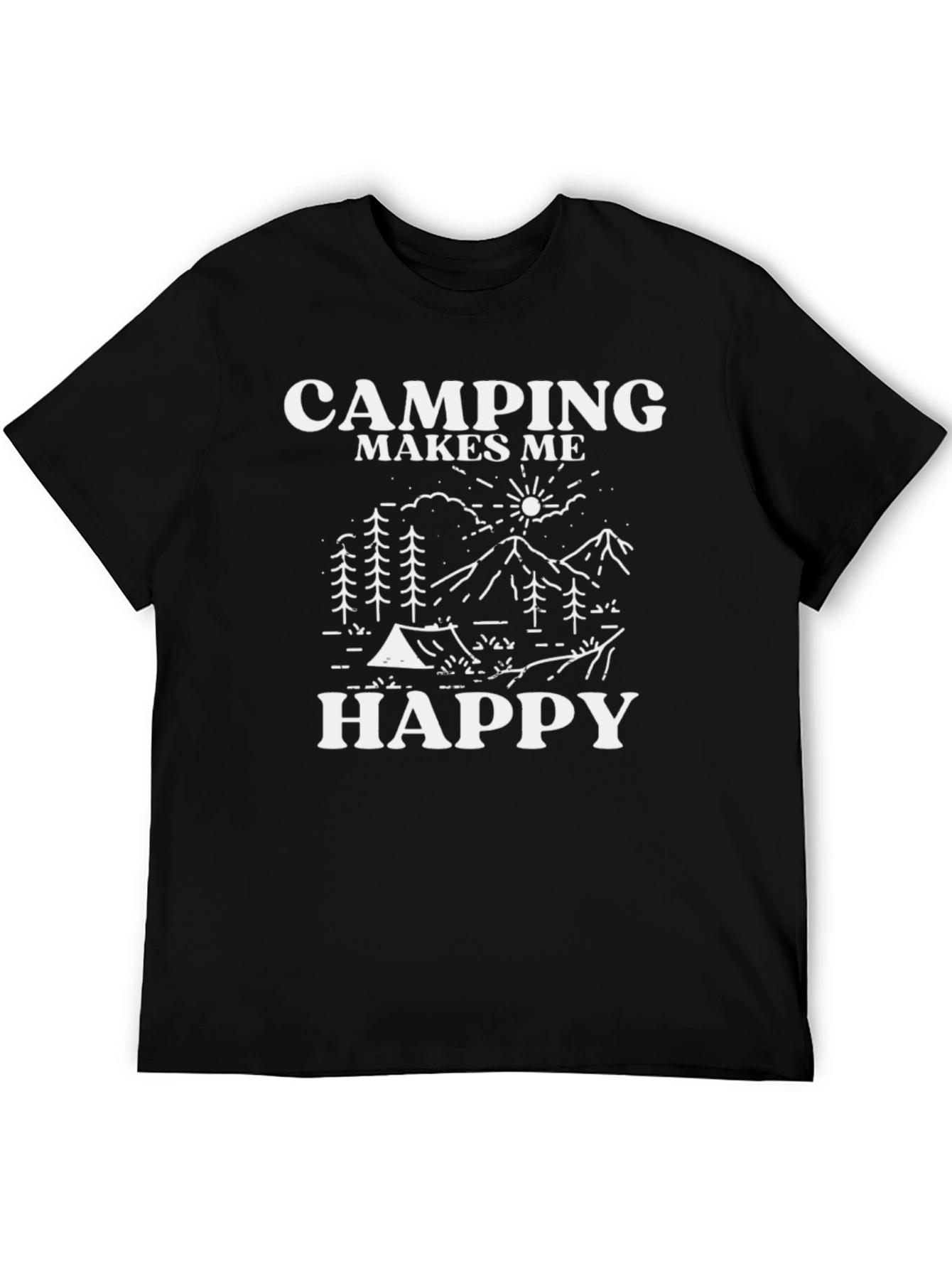 Camping Makes Me Happy T-Shirt