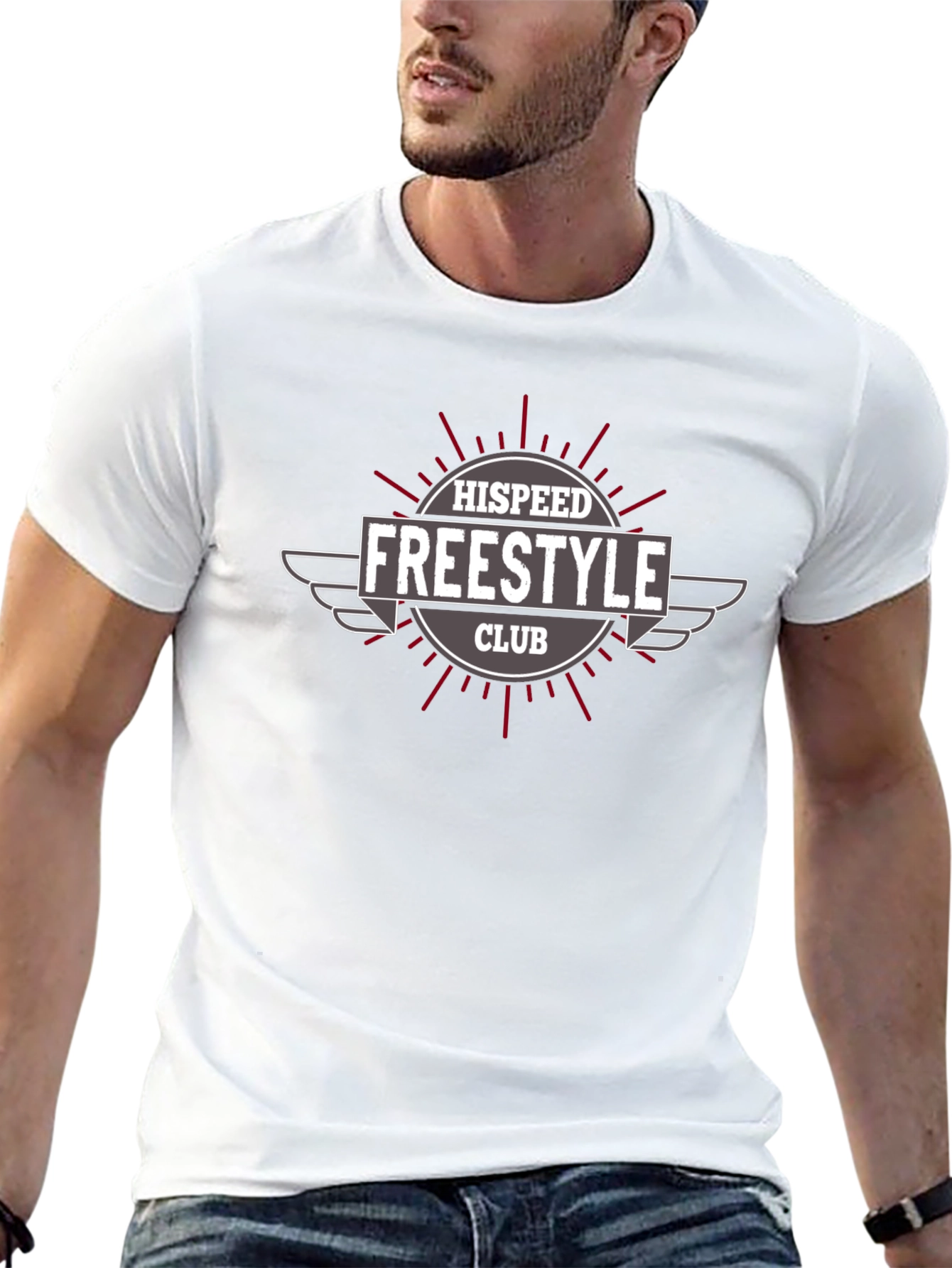 Hispeed Freestyle Club Graphic T-Shirt