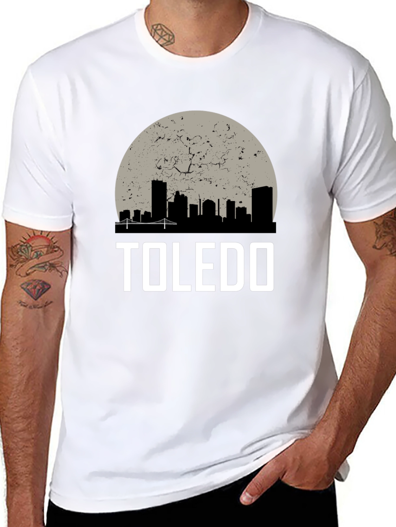 Toledo Skyline Graphic T-Shirt - Unisex