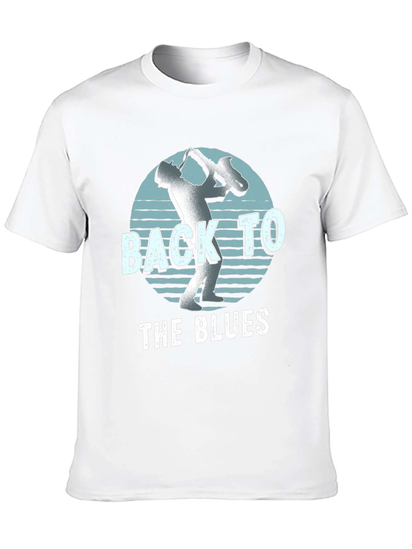 Back to the Blues Saxophone T-Shirt