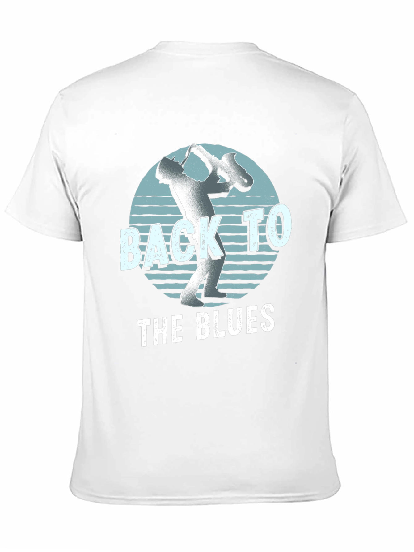 Back to the Blues Saxophone T-Shirt