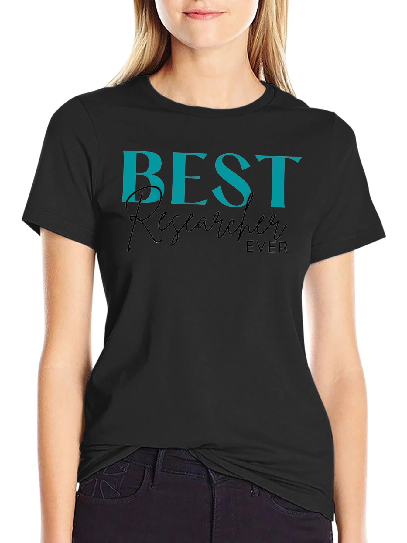 Best Researcher Ever T-Shirt | Black