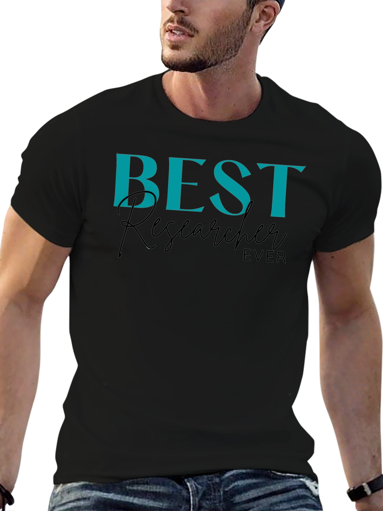 Best Researcher Ever T-Shirt | Black