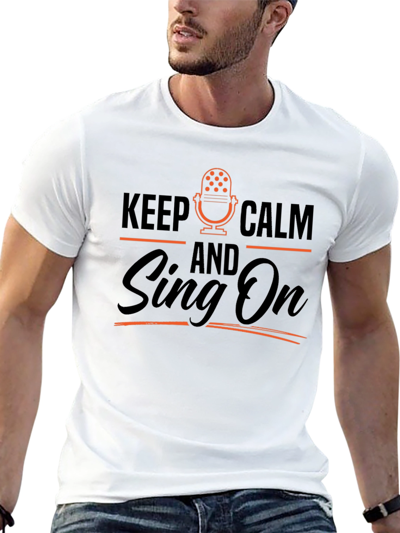Keep Calm & Sing On T-Shirt