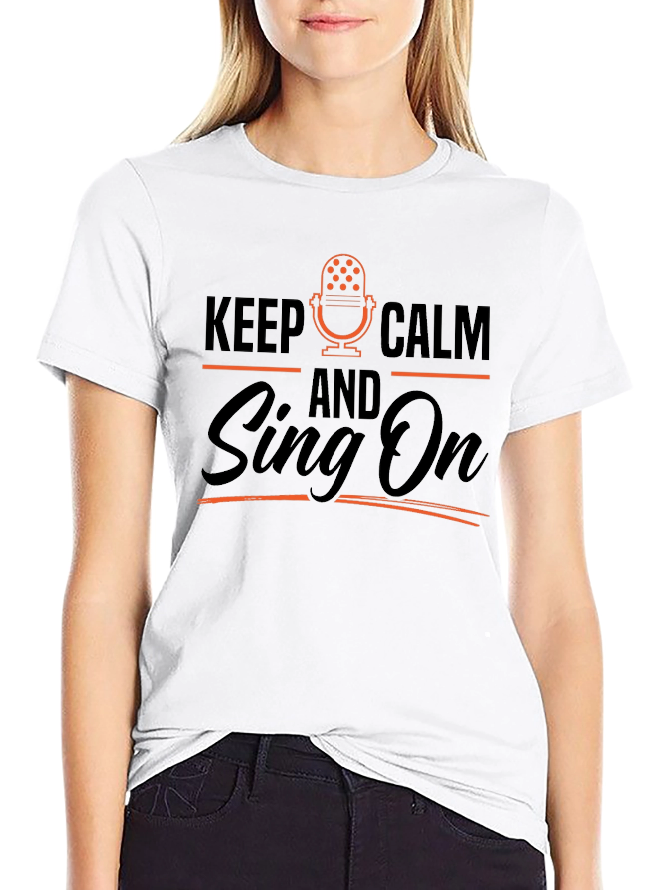 Keep Calm & Sing On T-Shirt