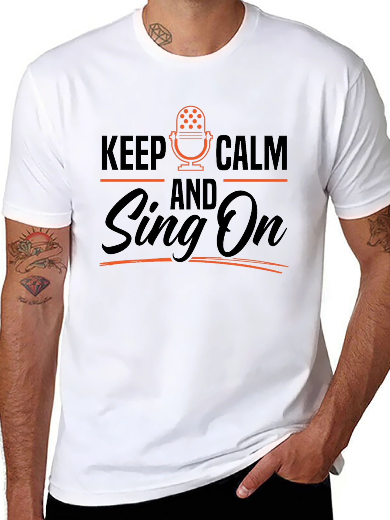 Keep Calm & Sing On T-Shirt