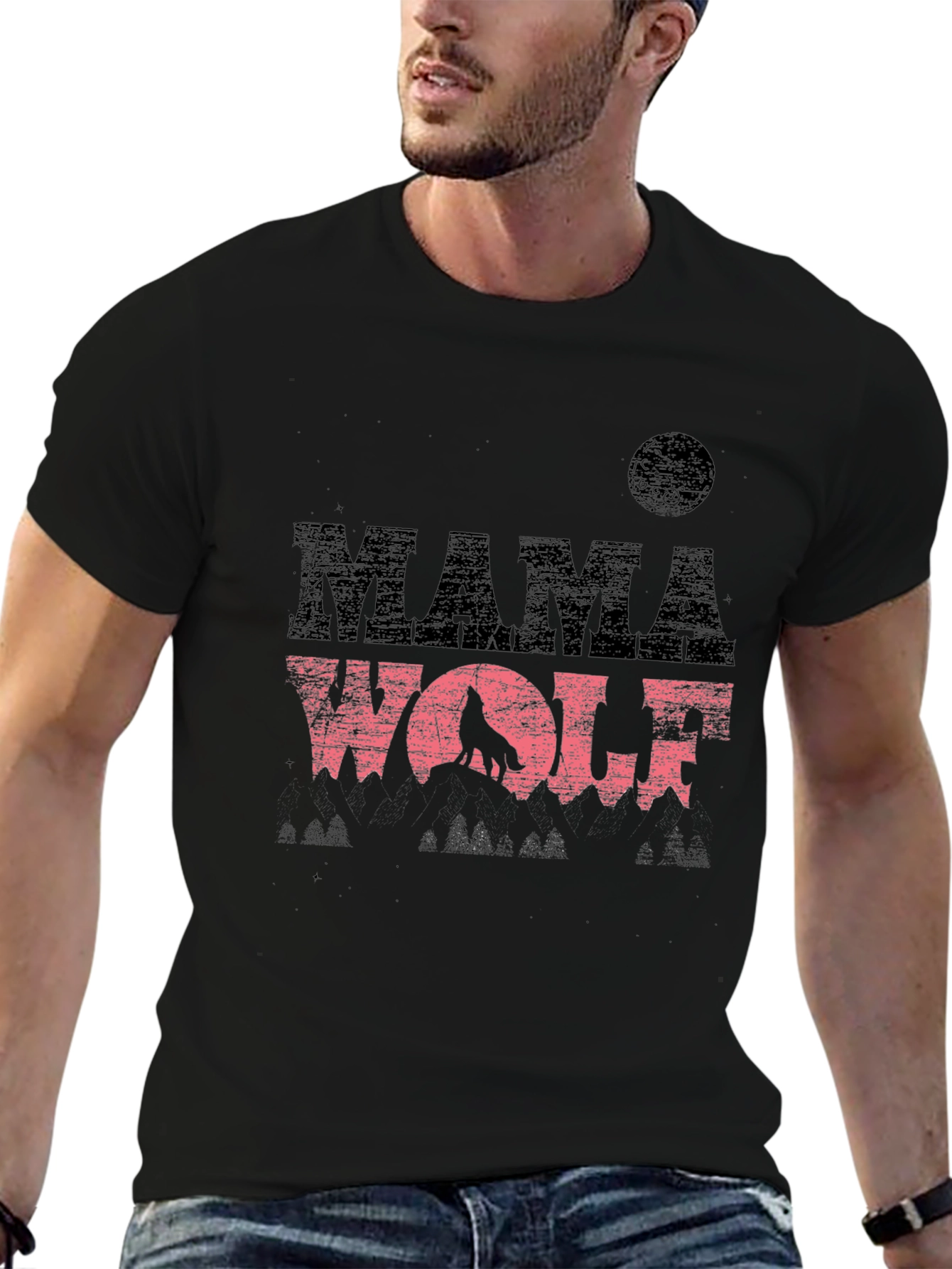Mama Wolf Graphic T-Shirt