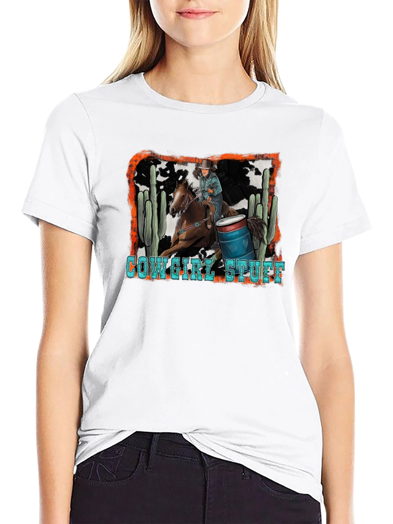 Cowgirl Stuff Graphic Tee - Western Style T-Shirt