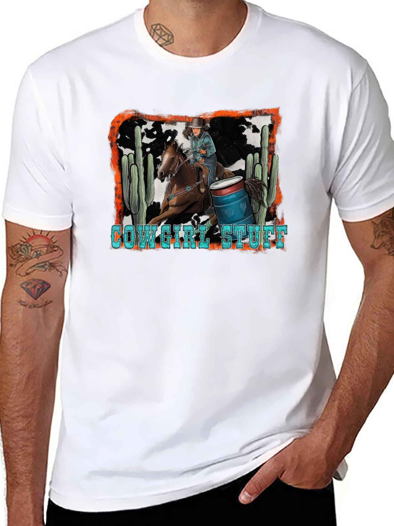 Cowgirl Stuff Graphic Tee - Western Style T-Shirt