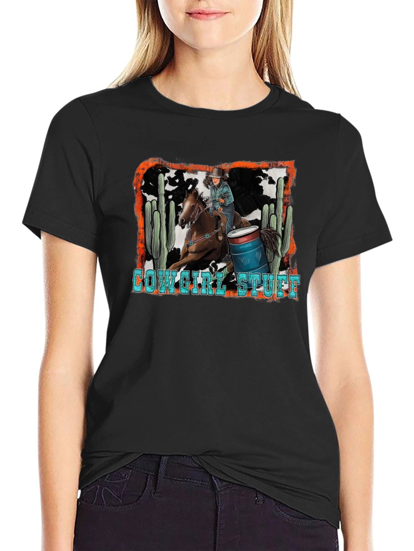 Cowgirl Stuff Graphic Tee - Western Style T-Shirt