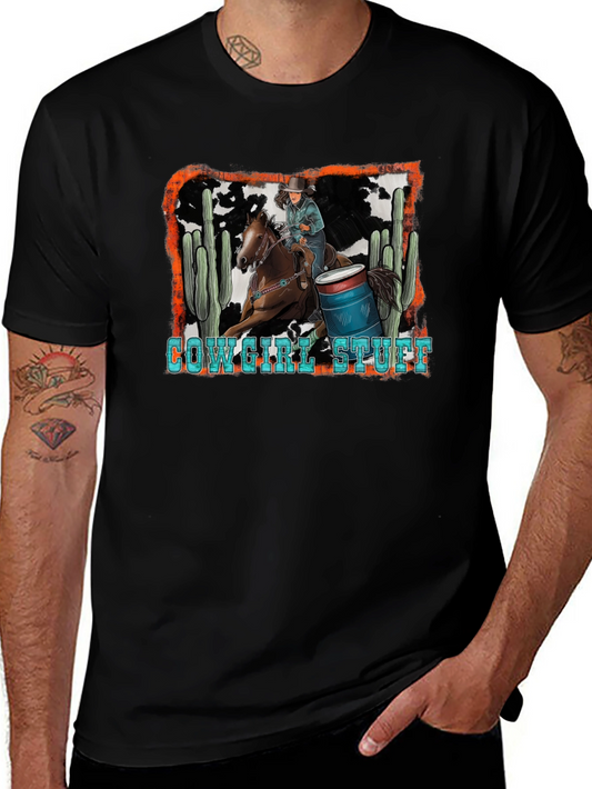 Cowgirl Stuff Graphic Tee - Western Style T-Shirt