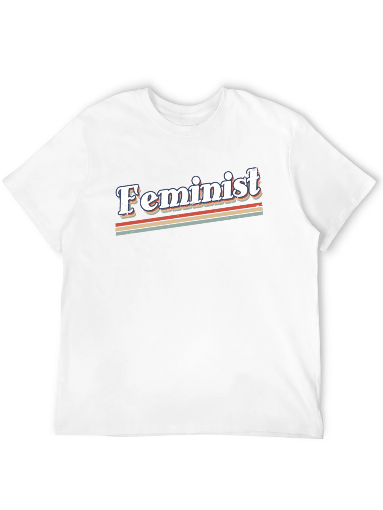 Retro Feminist Graphic Tee - Black