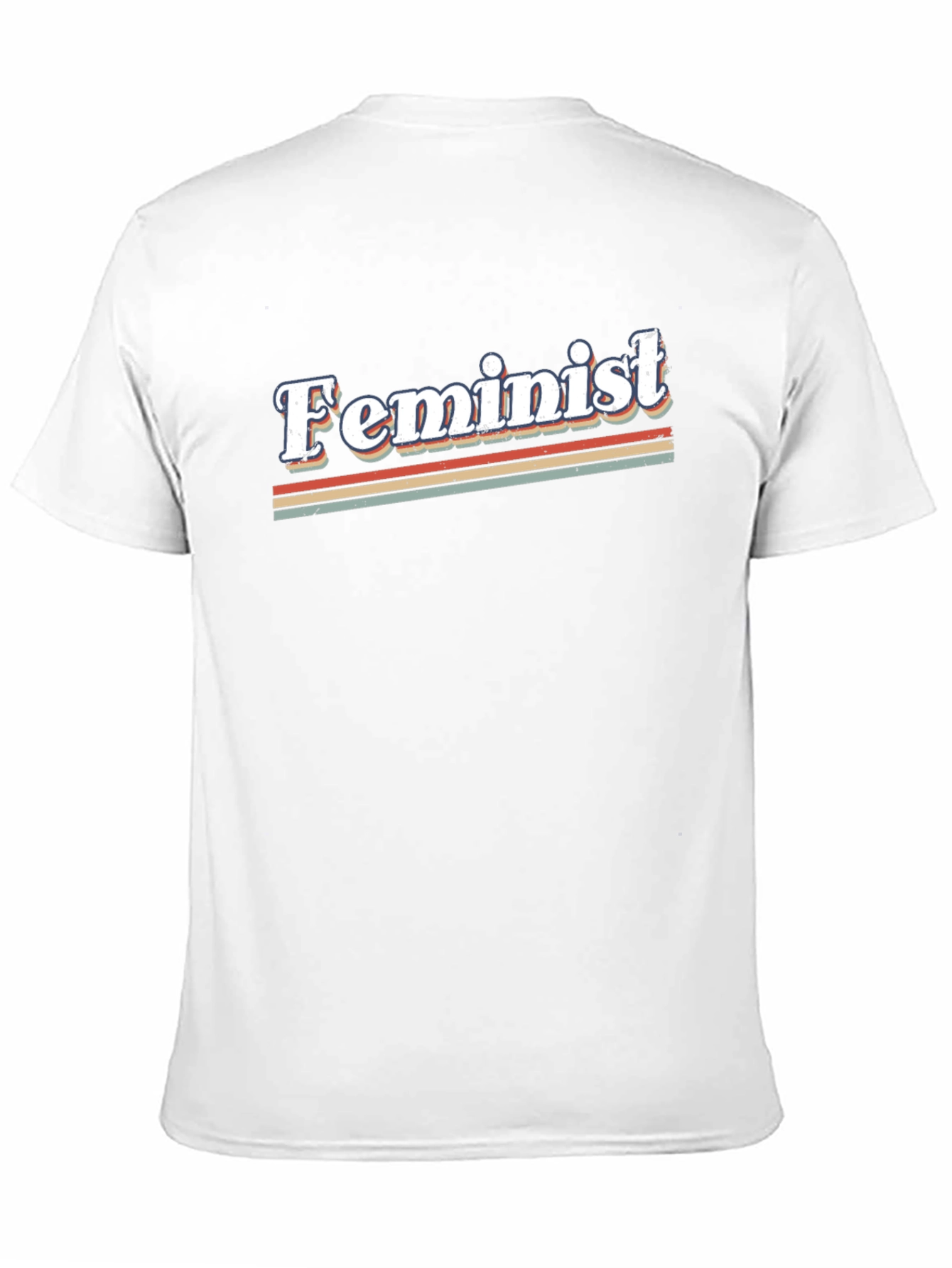 Retro Feminist Graphic Tee - Black