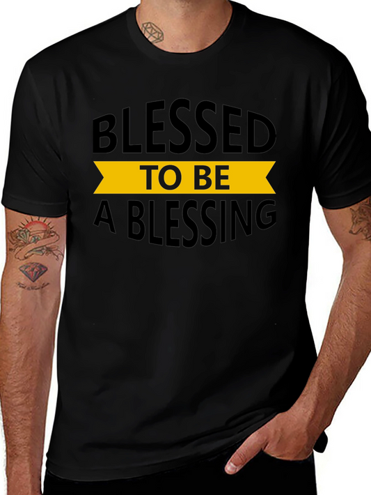 Blessed to Be a Blessing Black T-Shirt