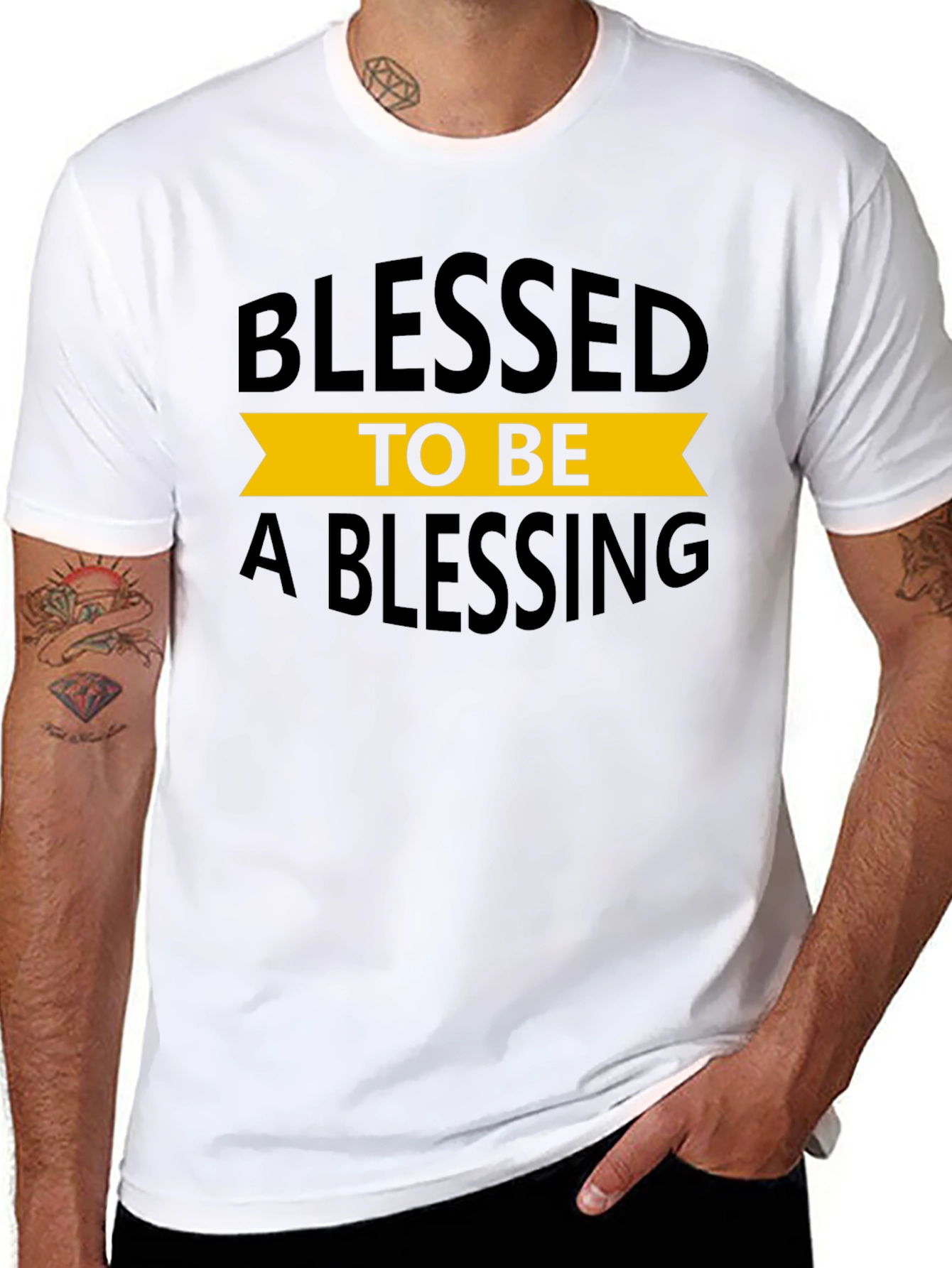 Blessed to Be a Blessing Black T-Shirt