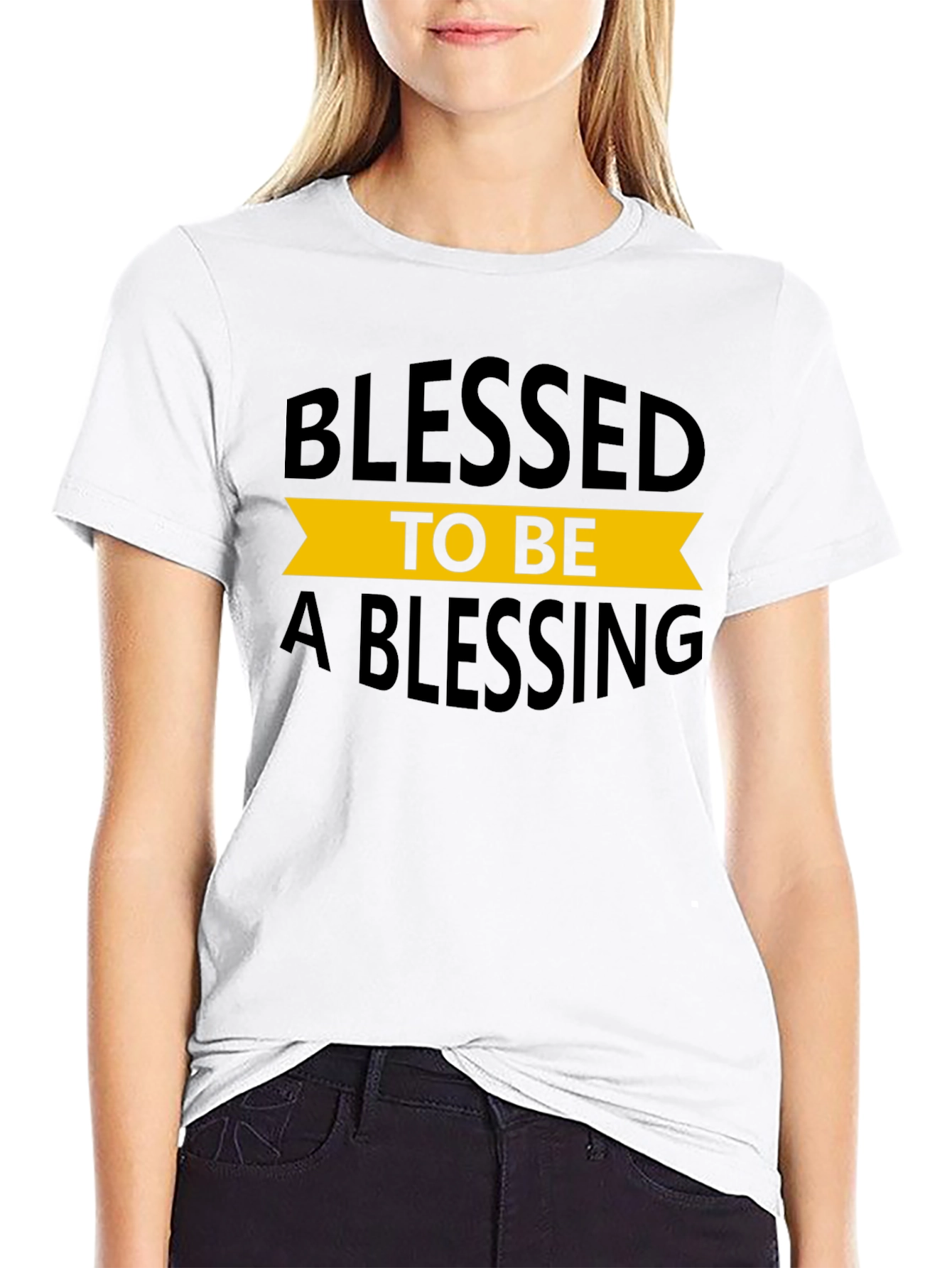 Blessed to Be a Blessing Black T-Shirt